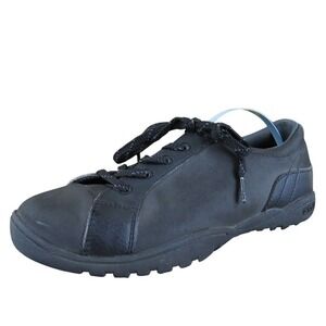 KEEN Sneaker  Boys Y 5 Medium Athletic‎ Black Leather Lace Up